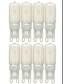 (8 Adet) Osaka Buzlu 5W Sarı Işık (3000K) G9 Duylu Led Kapsül Ampul thumbnail 1