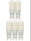 (5 Adet) Osaka Buzlu 5W Sarı Işık (3000K) G9 Duylu Led Kapsül Ampul thumbnail 1