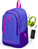 Coral High Sport Lavanta Mor Okul ve Günlük Sırt Çantası - Çocuk, Genç thumbnail 3