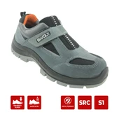 CLAS-X 12 Gri Süet Kaplama Kompozit Burunlu Suya Dayanıklı İş Ayakkabısı S1 42 Numara thumbnail 1