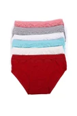 LitaeTrend 6 adet Kız Çocuk Dantelli Kız Bikini 408 - 1