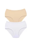 LitaeTrend 2 Adet Tutku Kadın Yüksek Bel Bato Kalın Lastik Külot S9 thumbnail 1