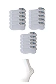 LitaeTrend Beyaz Erkek Görünmez Çorap 15 çift thumbnail 1