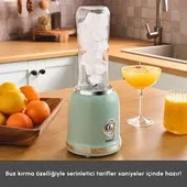 Karaca Retro Personal Kişisel Smoothie Blender Green thumbnail 2