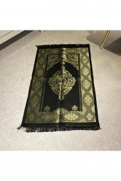 Osmanlı Şönil Seccade - Siyah - 1