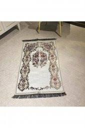 Osmanlı İnci Şönil Seccade - Beyaz - 1