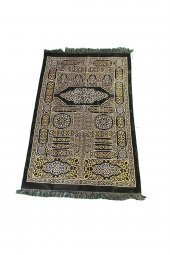 Ekonomik Kabe Kapısı Seccade - Siyah - 1