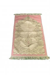 Süngerli Saten Seccade - Pembe - 1