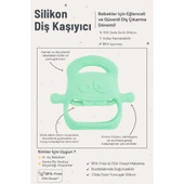 Açık Yeşil Bebek Silikon Diş Kaşıyıcı thumbnail 4