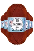LitaeTrend 5 Adet Lotus Bikini Büstiyer Bluz Örgü İpi  K834 Taba - 1