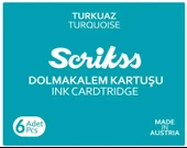 Supertrend Dolmakalem Kartuşu 6'lı Kutu TURKUAZ - 1