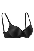 LitaeTrend Silikonlu Desteksiz Telli Düz Boş Sütyen Siyah thumbnail 1