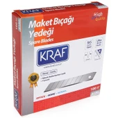 Supertrend Maket Bıçağı Yedeği Geniş Ultra Karbon Çelik SK5 100'lü Paket - 1