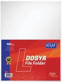 Supertrend Supertrendksiz L Tipi Poşet Dosya A4 100'lü Paket - 1