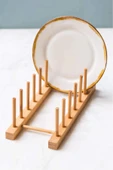 LitaeTrend Bambu Lüx 6 Bölmeli Tabaklık 25X13,5X11Cm - 1