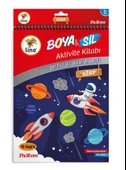 Supertrend Boya & Sil Aktivite Boyama Kitabı A4 Uzay - 1