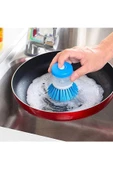 LitaeTrend Sıvı Sabun Deterjan Hazneli Bulaşık Temizlik Fırçası thumbnail 3