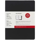 Supertrend Chaier 2'li Günlük Defter Çizgili XL Boy 19x25 cm. 160 Sayfa Siyah + Yaban Mersini Kırmızı - 1