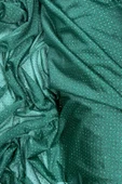 LitaeTrend Yağmur Damlası Simli Abiye Elbise Şallık Tül Kumaş Zümrüt Yeşili 41-K thumbnail 2