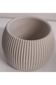 LitaeTrend Mercan Saksı 2 Numara 0,35 Litre Su Hazneli Dekoratif Kaktüs Sukulent Saksı 11,8x9,2 cm - 2