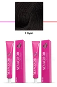 LitaeTrend 2 li Set Premium 1 Siyah - Kalıcı Krem Saç Boyası 2 X 50 g Tüp - 1