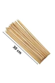 LitaeTrend Ahşap Çöp Şiş Çubuğu 30 Cm - 50 Adet - 1