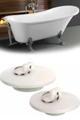 LitaeTrend Banyo Küvet Lavabo Tıpası Lavabo Gider Tıkacı 2li - 1