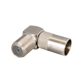 Powermaster PM-34398 F Konnektör Dişi - 60 Ohm Erkek L Tip Çevirici - 2