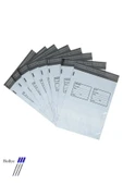 LitaeTrend Orta Boy Cepli Kargo Poşeti 30x37+5 cm - 100 Adet (40+40=80 Mikron) - 1