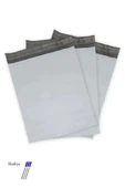 LitaeTrend Cepsiz Küçük Boy Kargo Poşeti 24x30+5 cm - 200 Adet (40+40=80 Mikron) - 1