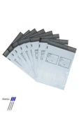 LitaeTrend Cepli Küçük Boy Kargo Poşeti 24x30+5 cm - 100 Adet (40+40=80 Mikron) - 1