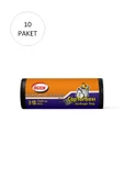 LitaeTrend Endüstriyel Battal Boy Çöp Torbası 72 x 95 cm 10 Lu Rulo x 20 Paket = 200 Adet (Siyah) - 1