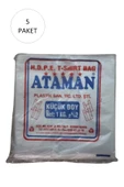 LitaeTrend Kalın Şeffaf Atlet Poşet Küçük Boy 25x33 Cm 1 Kg (5 Paket-Takriben 850 Adet) - 1