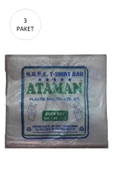 LitaeTrend Kalın Şeffaf Atlet Poşet Orta Boy 27x47 Cm 1 Kg (3 Paket-Takriben 435 Adet) - 1