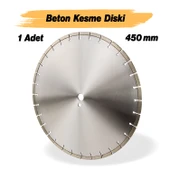 Beton Kesme Testeresi Elmas Testere Bıçağı Kesim Beton 450 mm Zemin Kesme Testeresi Diski thumbnail 3