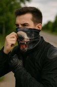 Motorcu AYI Buff Maske Outdoor Boyunluk Unisex Bandana - 1