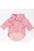 MAXSTYLESPET Çapa Desenli Pet Gömlek - Pembe - Köpek Ve Kedi Kıyafeti - 3