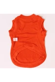 MAXSTYLESPET Kanguru Cep Çapalı Pet Kolsuz Bluz Turuncu Köpek Kedi Kıyafeti thumbnail 3