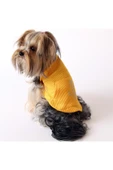 MAXSTYLESPET Kanguru Cep Çapalı Pet Kolsuz Bluz - Sarı Kavun Içi Köpek Ve Kedi Kıyafeti thumbnail 2