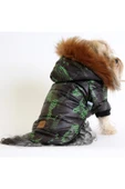 MAXSTYLESPET Pet Mont Kamuflaj Desenli Köpek Kedi Kıyafeti - 1