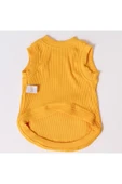 MAXSTYLESPET Kanguru Cep Çapalı Pet Kolsuz Bluz - Sarı Kavun Içi Köpek Ve Kedi Kıyafeti thumbnail 4