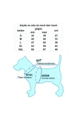 MAXSTYLESPET Pet Mont Imza Desenli Kırmızı Köpek Kedi Kıyafeti - 5
