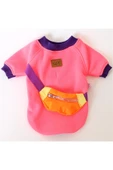 MAXSTYLESPET Pet Sweatshirt Çantalı - Pembe- Köpek Ve Kedi Kıyafeti thumbnail 3
