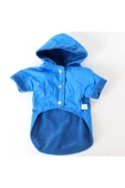 MAXSTYLESPET Membranlı Polarlı Pet Yağmurluk - Mavi - Köpek Kedi Kıyafeti thumbnail 3