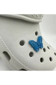 Crocs Terlik Süsü ve Aksesuarı , Çanta Süsü – Jibbitz 3D Büyük Boy Desenli Kelebek Figür Logo Aksesuar thumbnail 4