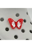 Crocs Terlik Süsü ve Aksesuarı , Çanta Süsü – Jibbitz 3D Büyük Boy Desenli Kelebek Figür Logo Aksesuar thumbnail 1