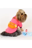 MAXSTYLESPET Pet Sweatshirt Çantalı - Pembe- Köpek Ve Kedi Kıyafeti thumbnail 1