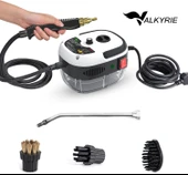 Valkyrie 2500W Yüksek Basınçlı Buharlı Temizleyici 115°C 3 Başlık Ayarlanabilir Güç Derin Temizlik Makinesi thumbnail 1
