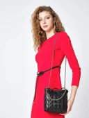 Pierre Cardin Kadın Çapraz Kapitone Çanta Siyah 05PC25Y10104 thumbnail 2