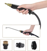 Valkyrie 2500W Yüksek Basınçlı Buharlı Temizleyici 115°C 3 Başlık Ayarlanabilir Güç Derin Temizlik Makinesi thumbnail 8